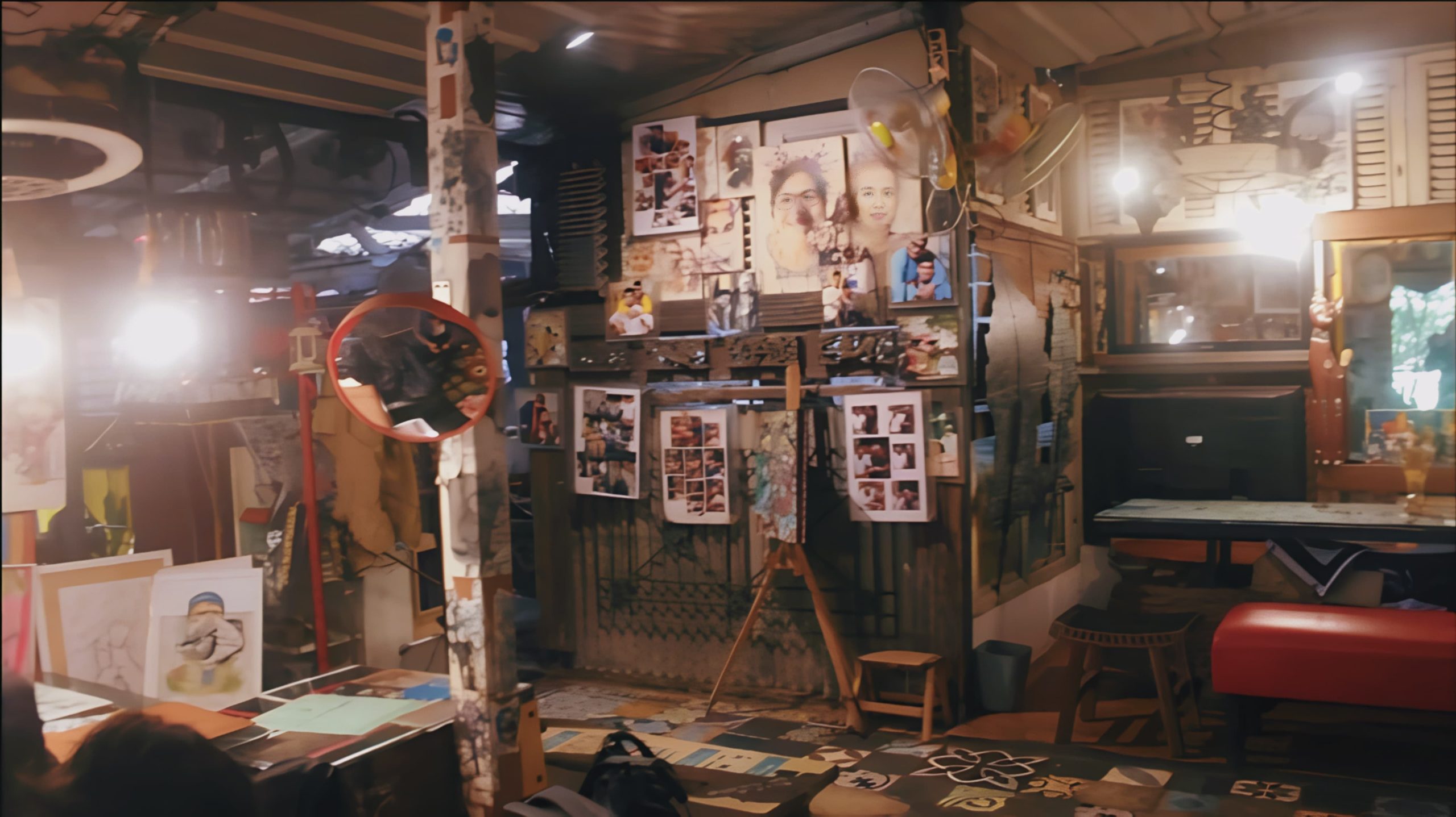 Rummah Go'a Cafe milik Artis Dik Doank di dekat Stasiun Jurang Mangu Kota Tangerang Selatan (Foto: Jurnalis TV/Annisa Rahma Lila)