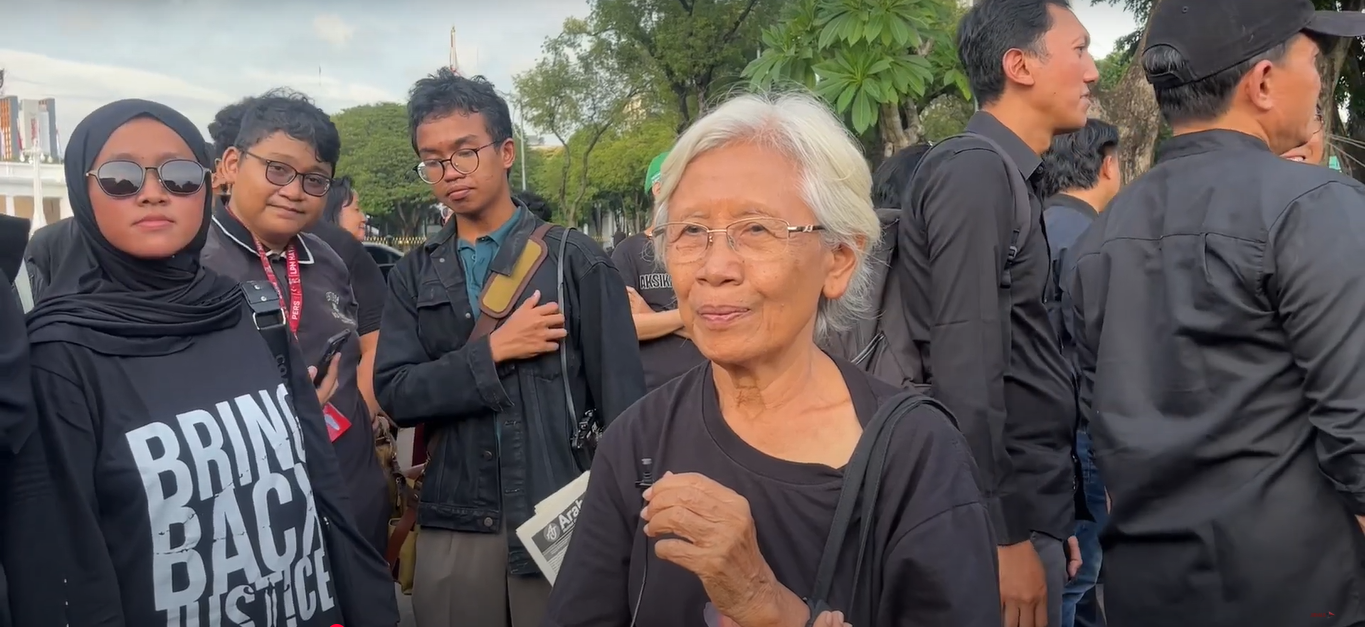 Sumarsih, pelopor Aksi Kamisan (Foto: Jurnalis TV)