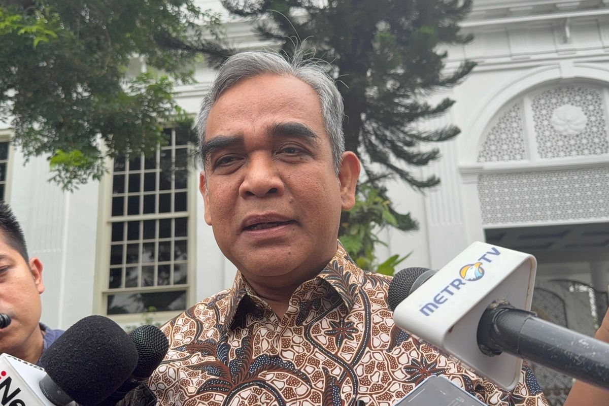 Ketua MPR RI Ahmad Muzani di Kompleks Istana, Jakarta, Rabu (4/3/2026).(Foto: KOMPAS.com/Rahel)
