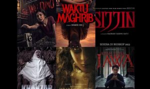 Kumpulan poster film horor Indonesia. (Foto: Kompas.com)