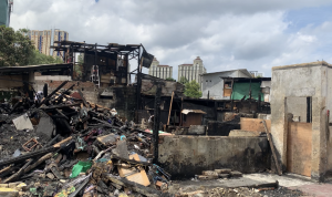 Salah satu rentetan kebakaran di Jakarta (Foto: Jurnalis TV/Anggia Rahajeung)