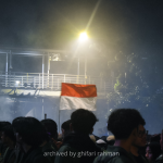 Aksi Indonesia Gelap (Foto: Kontributor/Muhammad Ghifari Rahman)