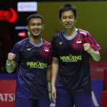 Ganda putra Indonesia, Mohammad Ahsan/Hendra Setiawan. (Foto: Okezone/Aldhi Chandra)