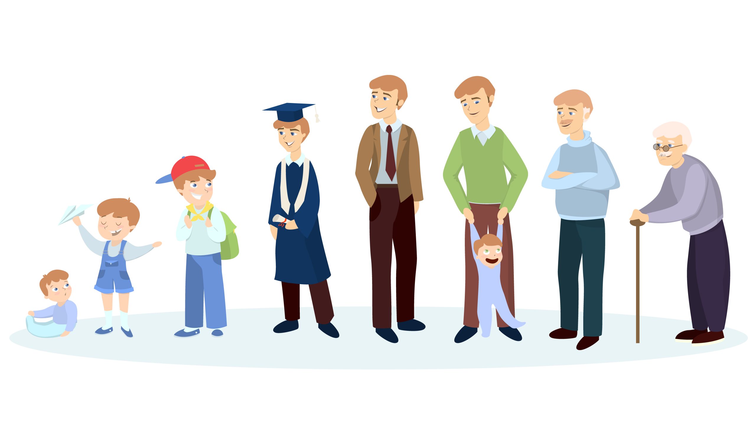 Ilustrasi setiap generasi di keluarga, saat ini sedang popular Sandwich Generation (Foto: Freepik)