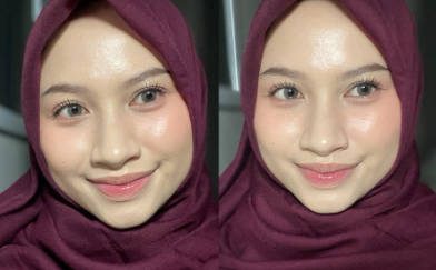Makeup natural dan glowing untuk lebaran 2025 (Foto: X/@blissfulfancy).