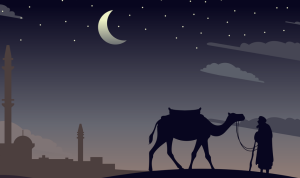 Ilustrasi menggambarkan nuansa bulan Dzulhijjah. (Foto: Dok. Pixabay)