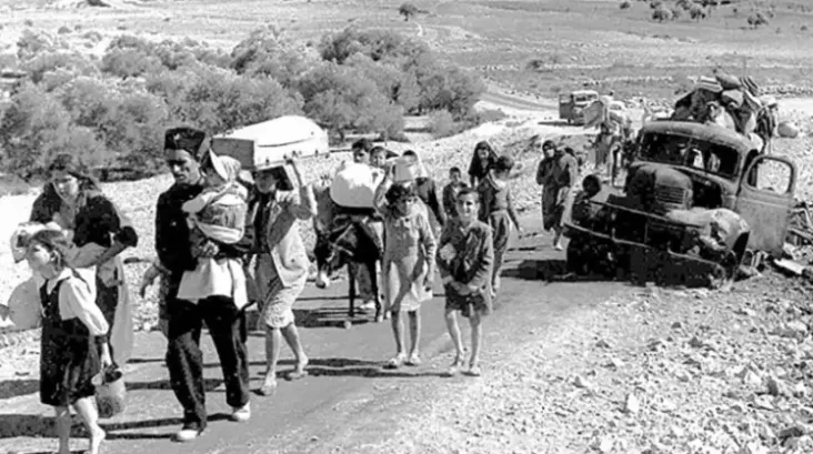 Peristiwa Nakba yang menjadi malapetaka bagi rakyat palestina. (Foto: ArabCenterDC)