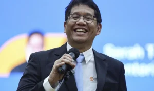 Potret Purbaya Yudhi Sadewa Menteri Keuangan menggantikan Sri Mulyani. (Foto: Willy Kurniawan/Reuters)