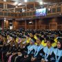 Wisuda ke-139 UIN Jakarta yang dilaksanakan di Auditorium Harun Nasution pada Sabtu (07/02/2026), menandai kembalinya pemanfaatan fasilitas kampus. (Foto: Jurnalis TV.)