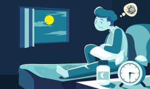 Ilustrasi overthinking di malam hari. (Foto: Freepik)