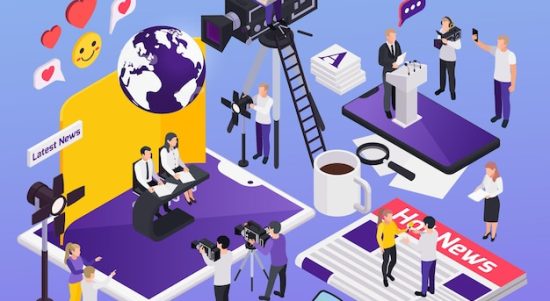 Ilustrasi media pers. (Foto: Freepik)